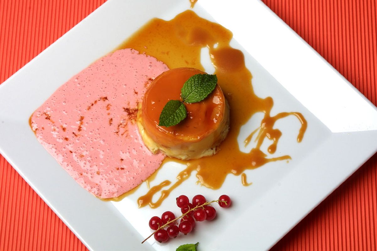 Flan de manzana xl