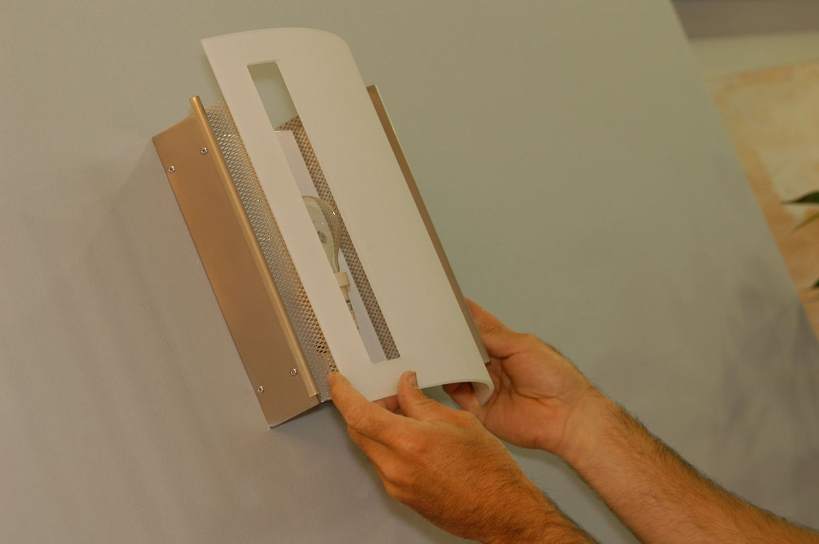 Colocar un aplique de luz paso 7