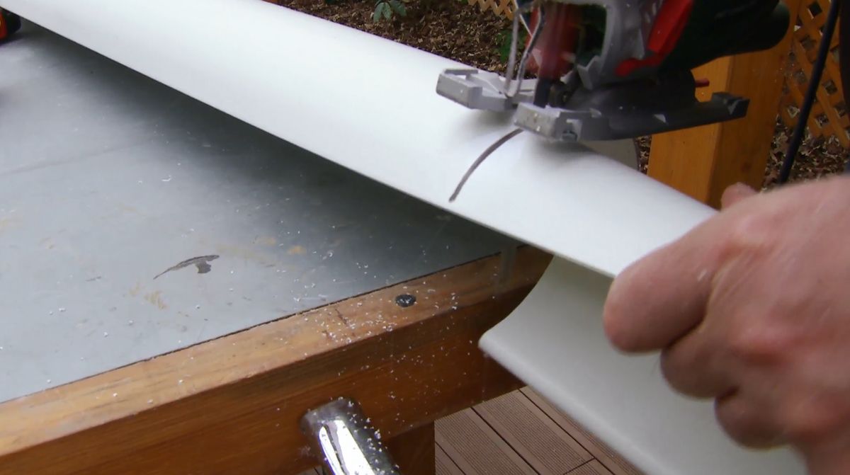 Canalón para aprovechar aguas pluviales paso 6