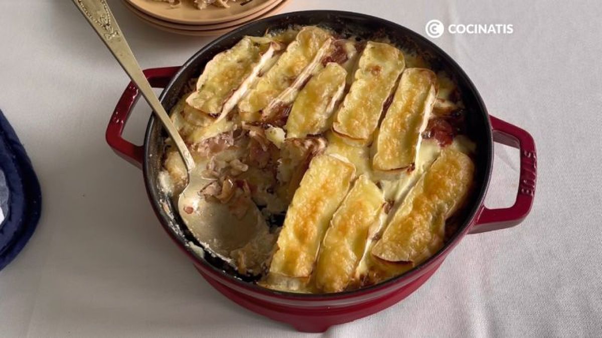 Tartiflette o pastel de patatas francés