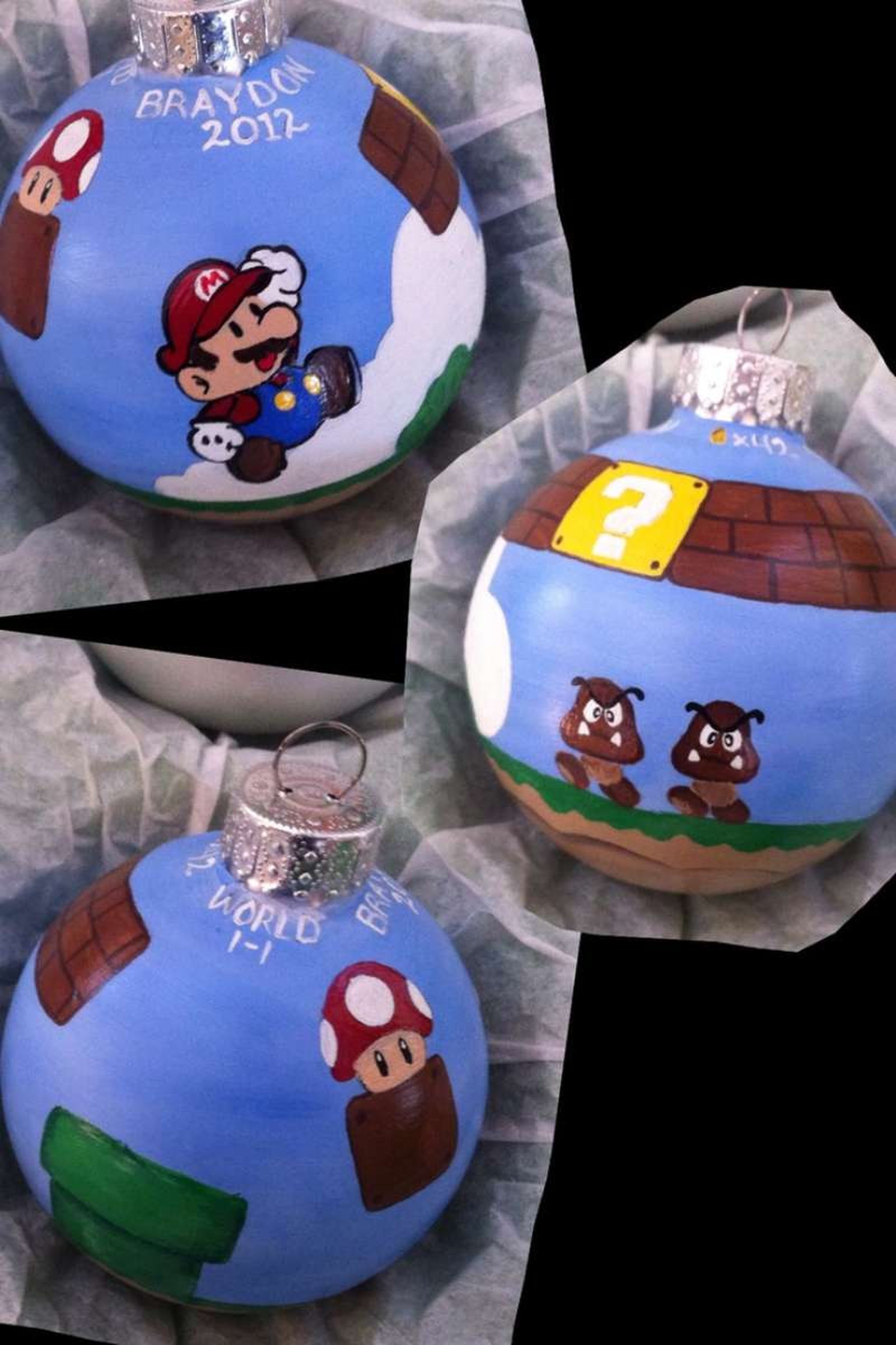 Bolas de Navidad de Mario Bros.