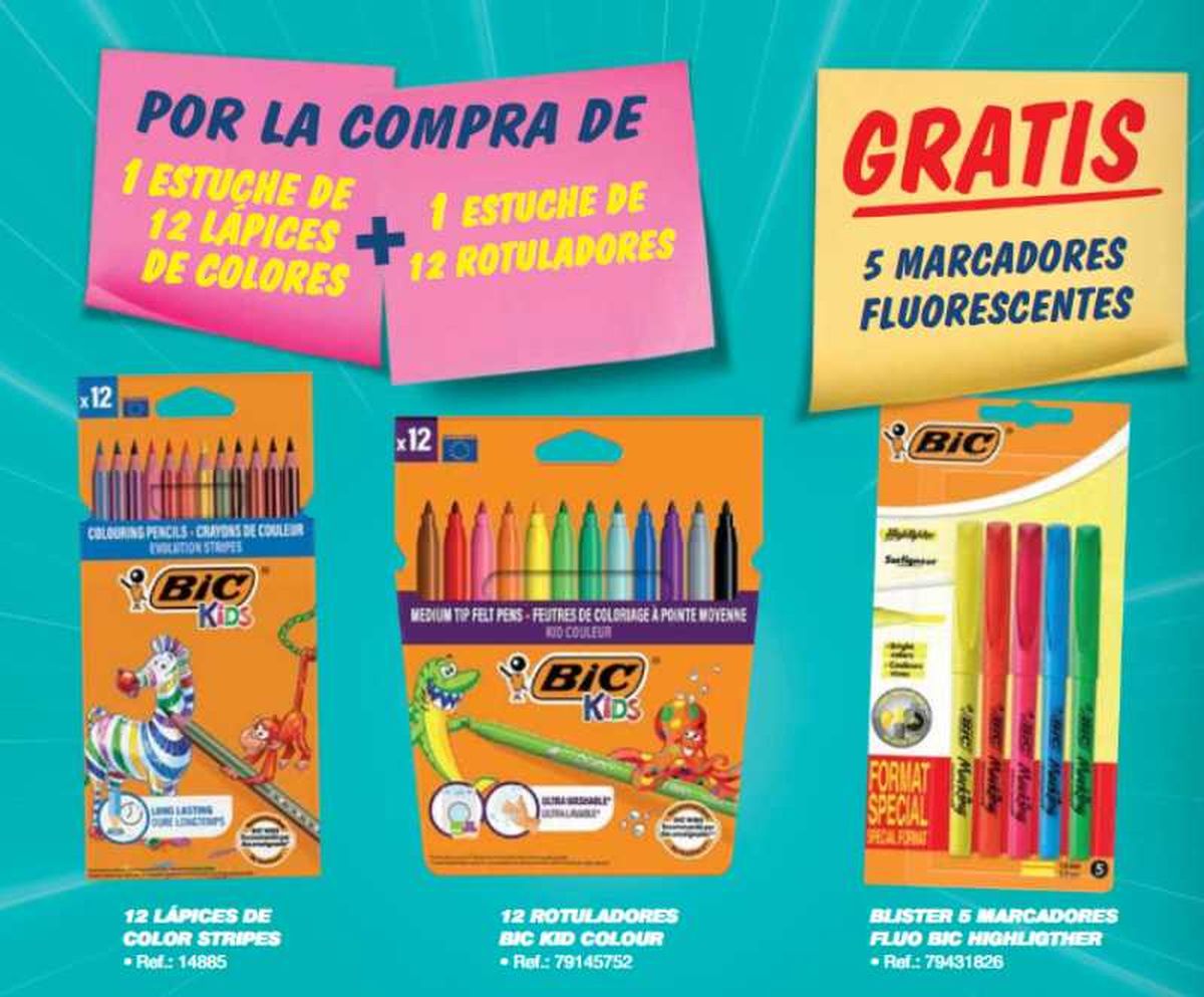 Regalo material escolar por la vuelta al cole.