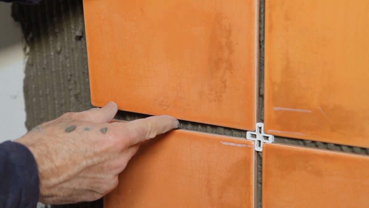 Crucetas para baldosas paso 6