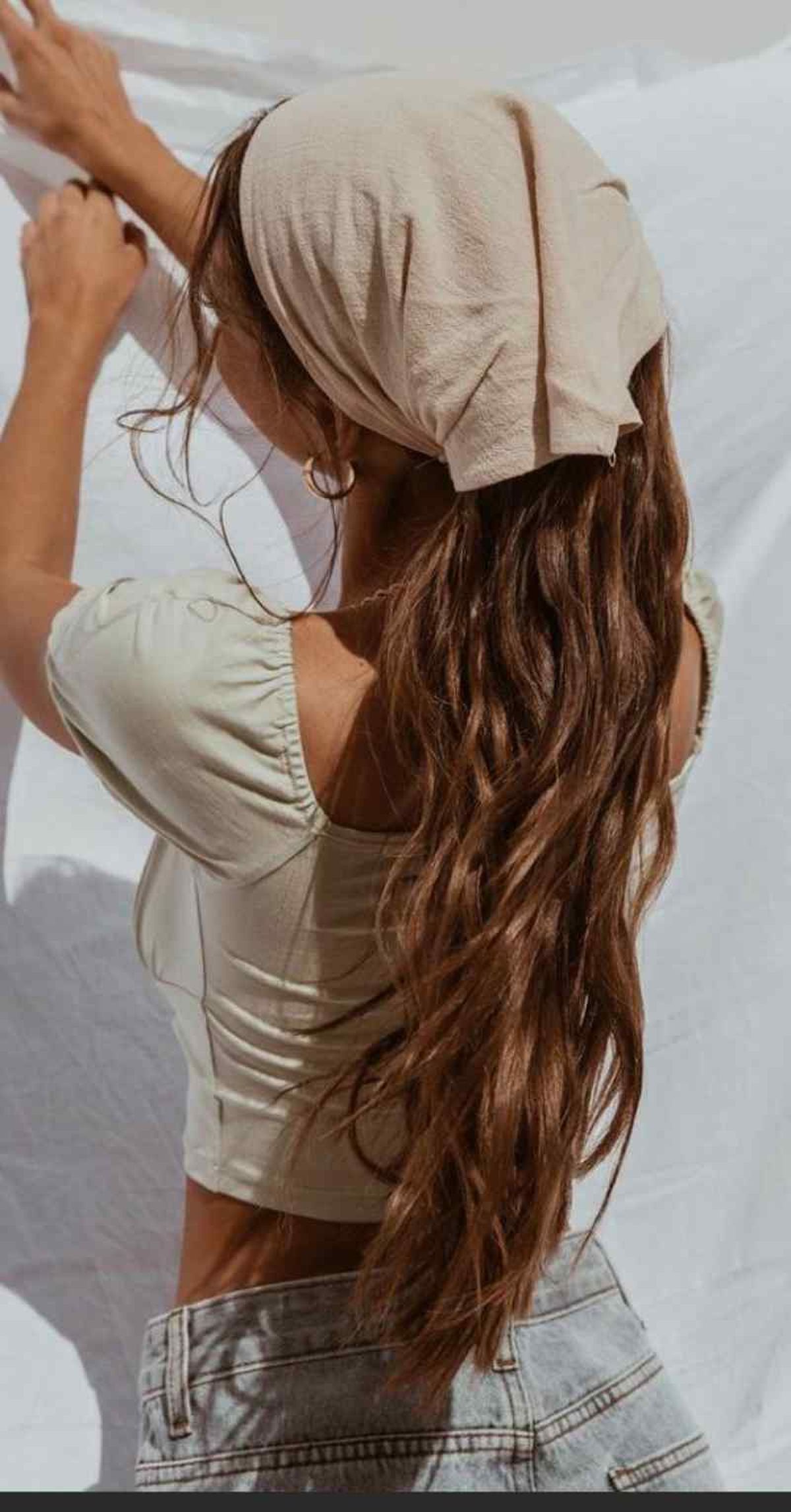 Pañuelo estilo campesina