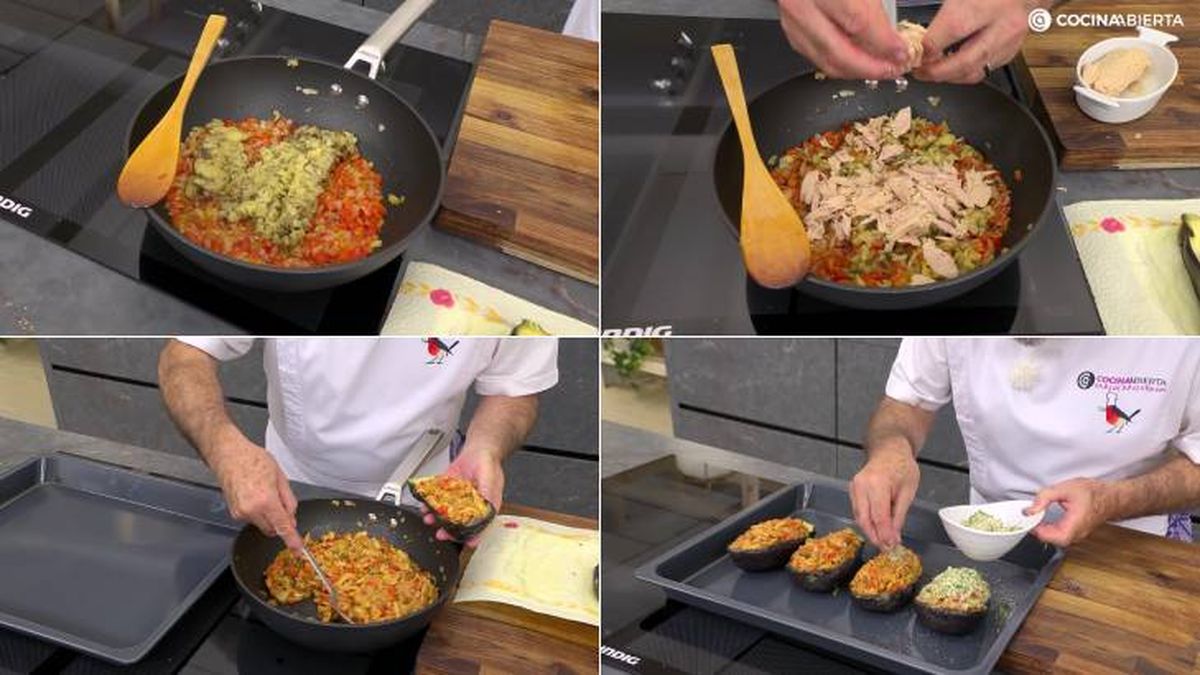 karl7228 berenjenas rellenas de atun paso