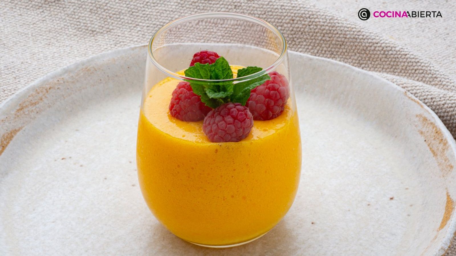 mousse de mango receta
