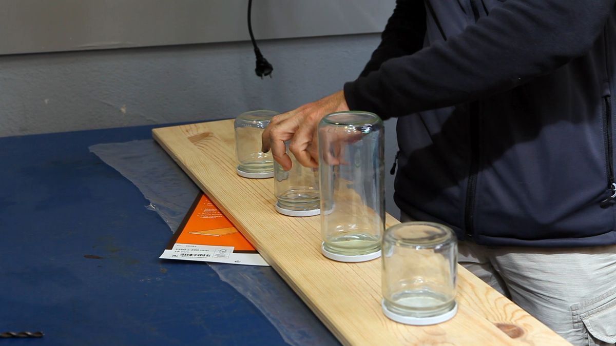 Botes para tornillos paso 1