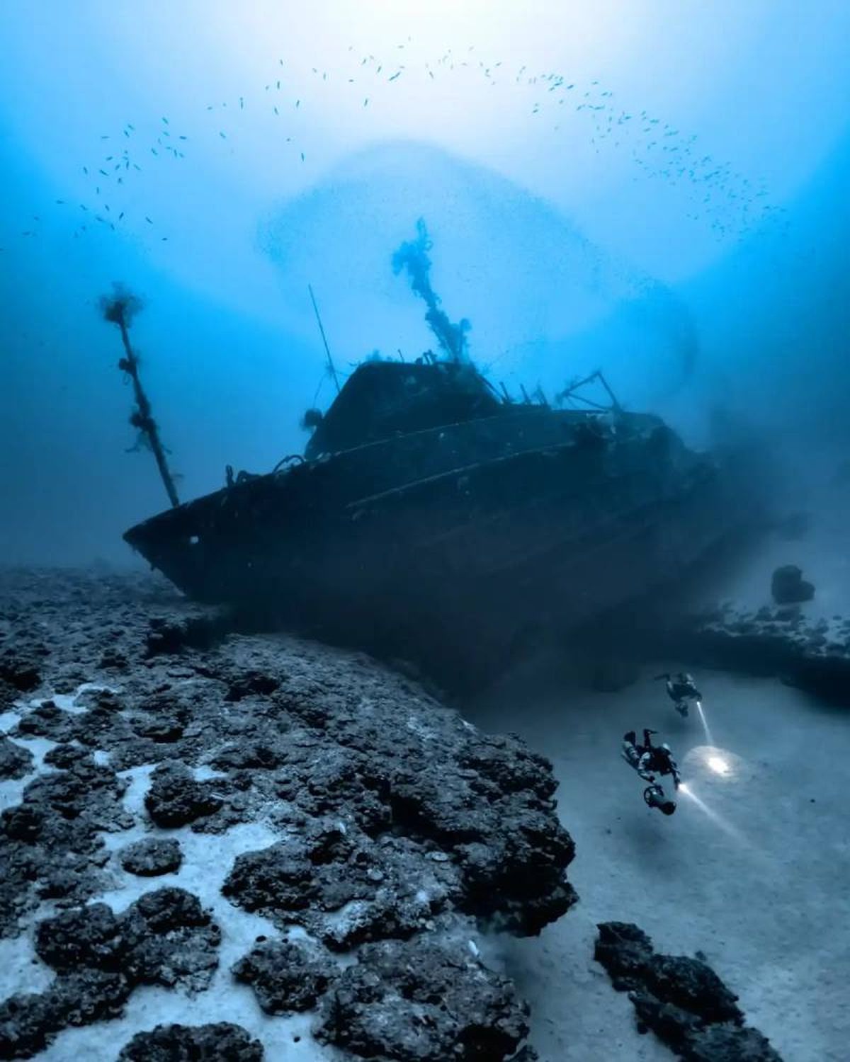 La majestuosidad de los naufragios.