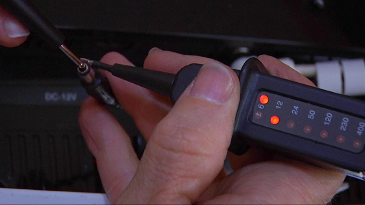 Comprobador de tensión paso 6