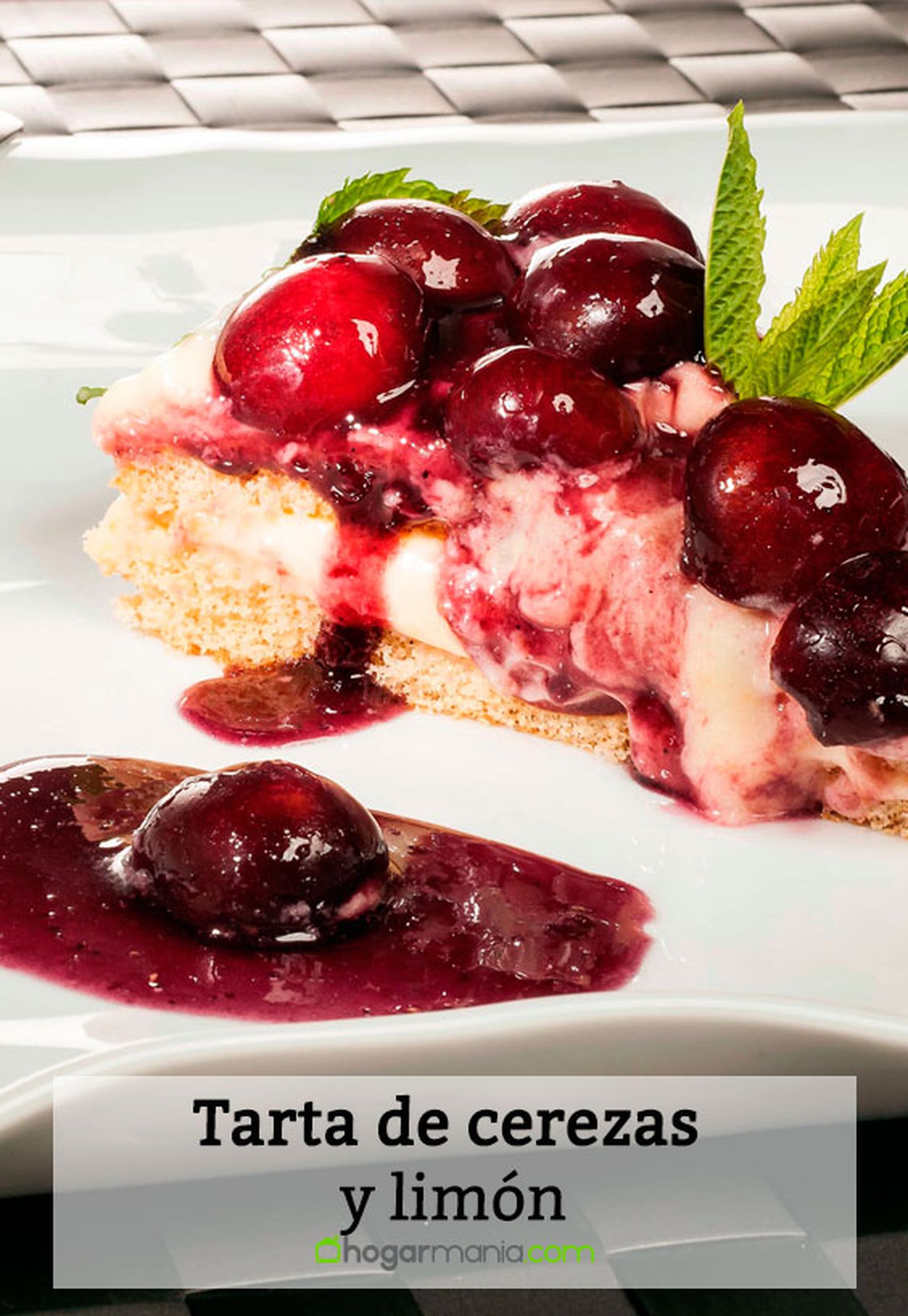 tarta cerezas limon pin