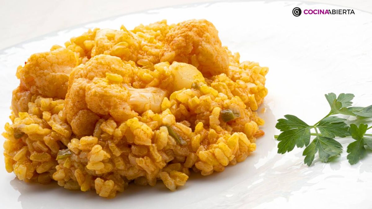 arroz bacalao coliflor