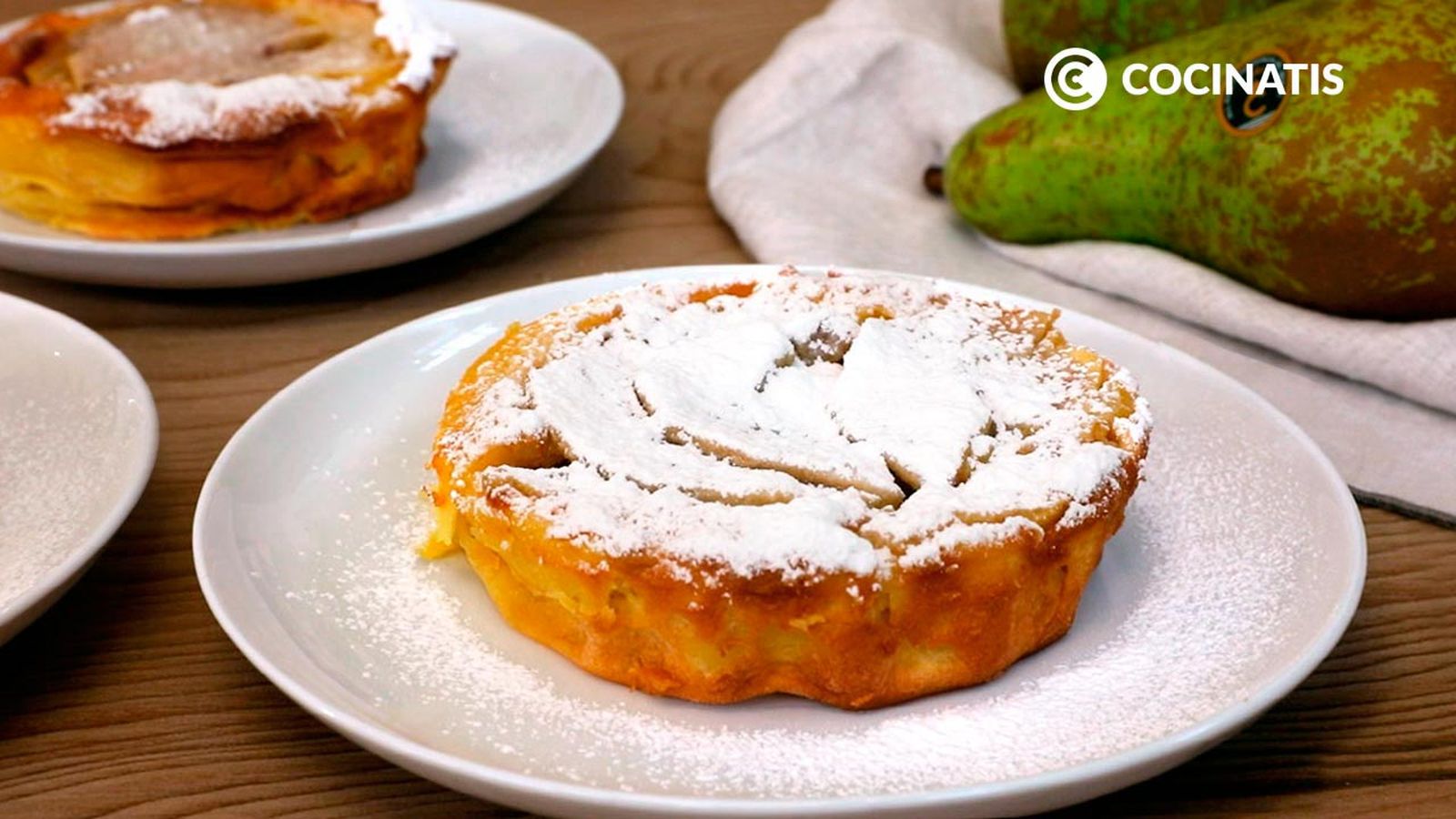 Receta de flognarde de pera