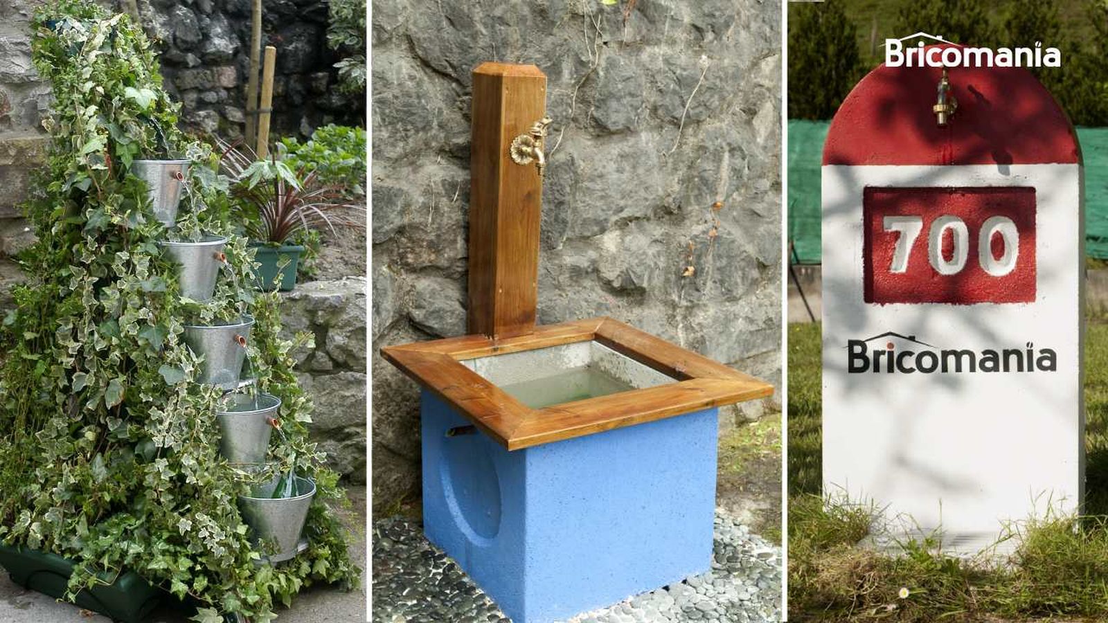 Ideas para hacer una fuente en el jardín