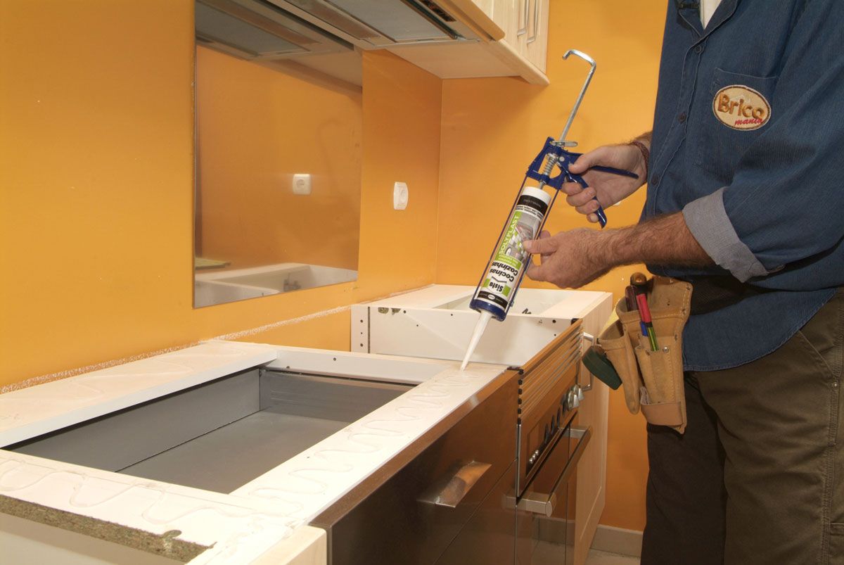 Sustituir encimera de cocina paso 8