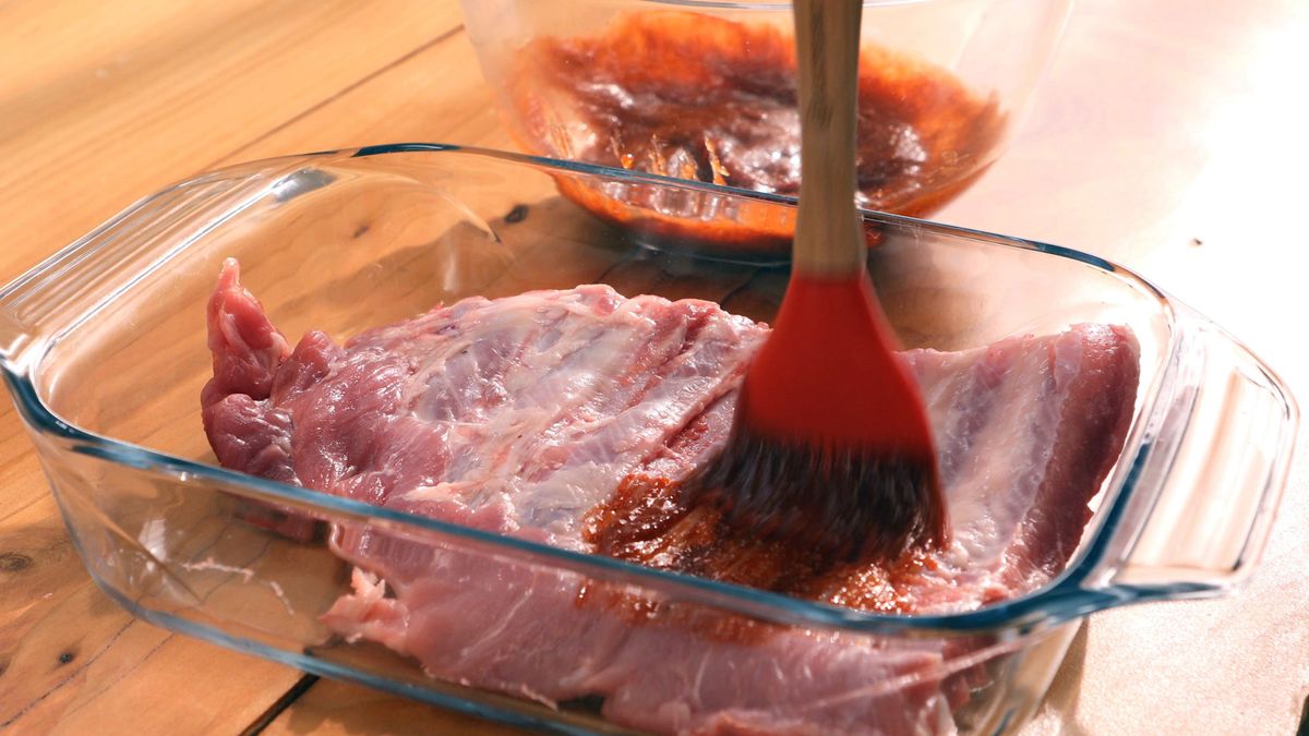 Costillas barbacoa al horno   Paso 2