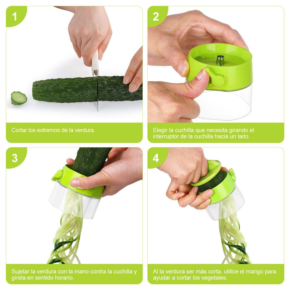 espiralizador espaguetis calabacin