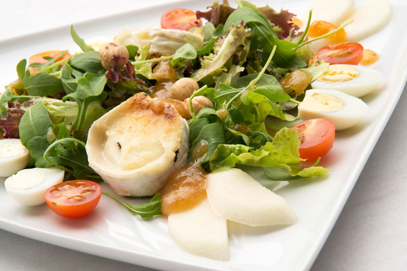 karl5046 Ensalada de queso de cabra con vinagreta de membrillo xl