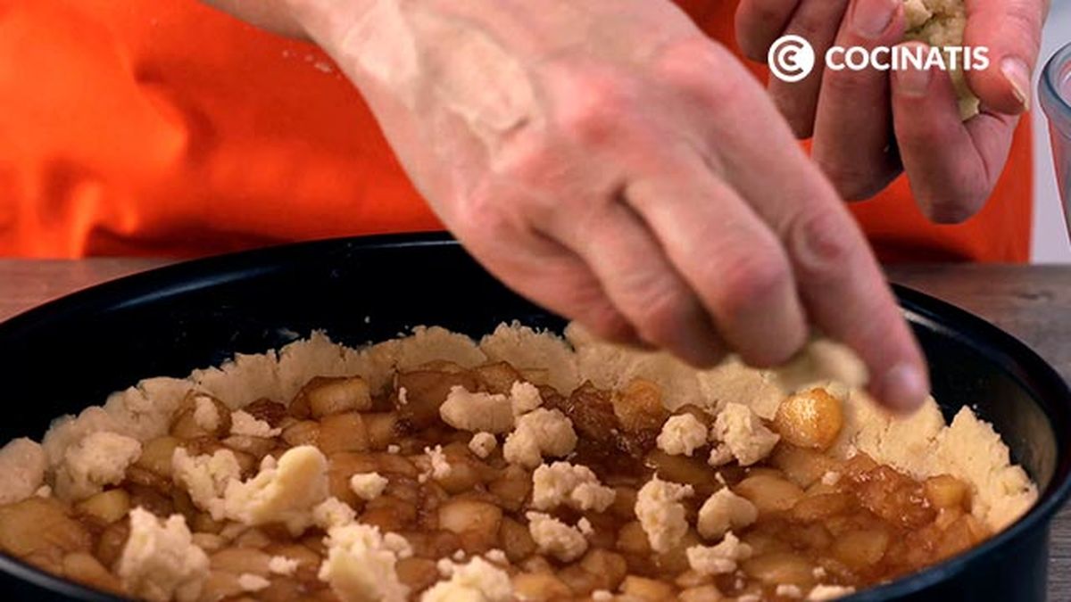 Receta de tarta de manzana crujiente   paso 5
