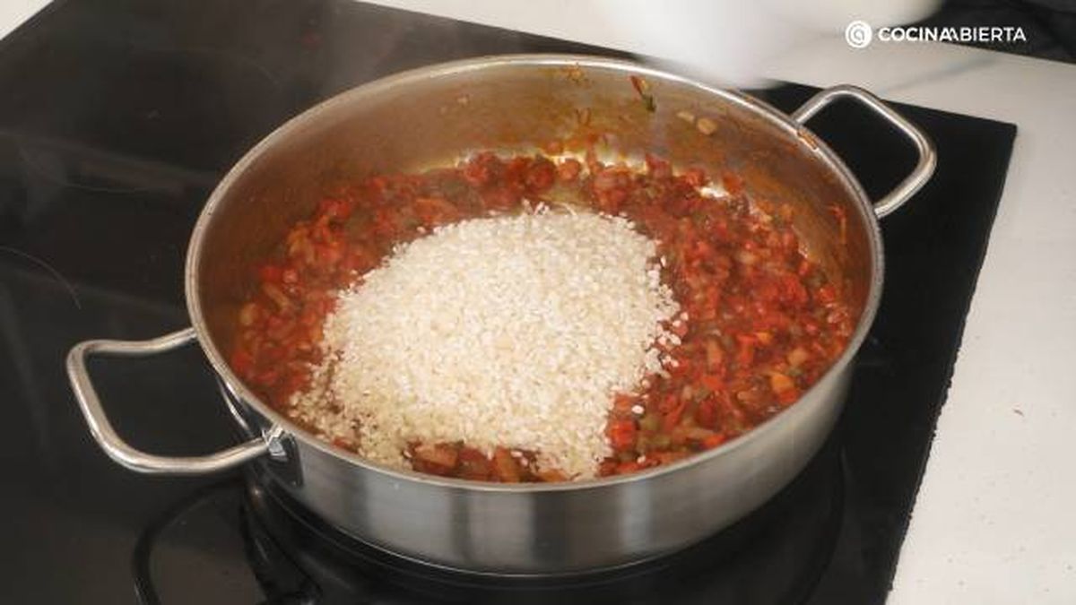 arroz meloso bogavante paso 3