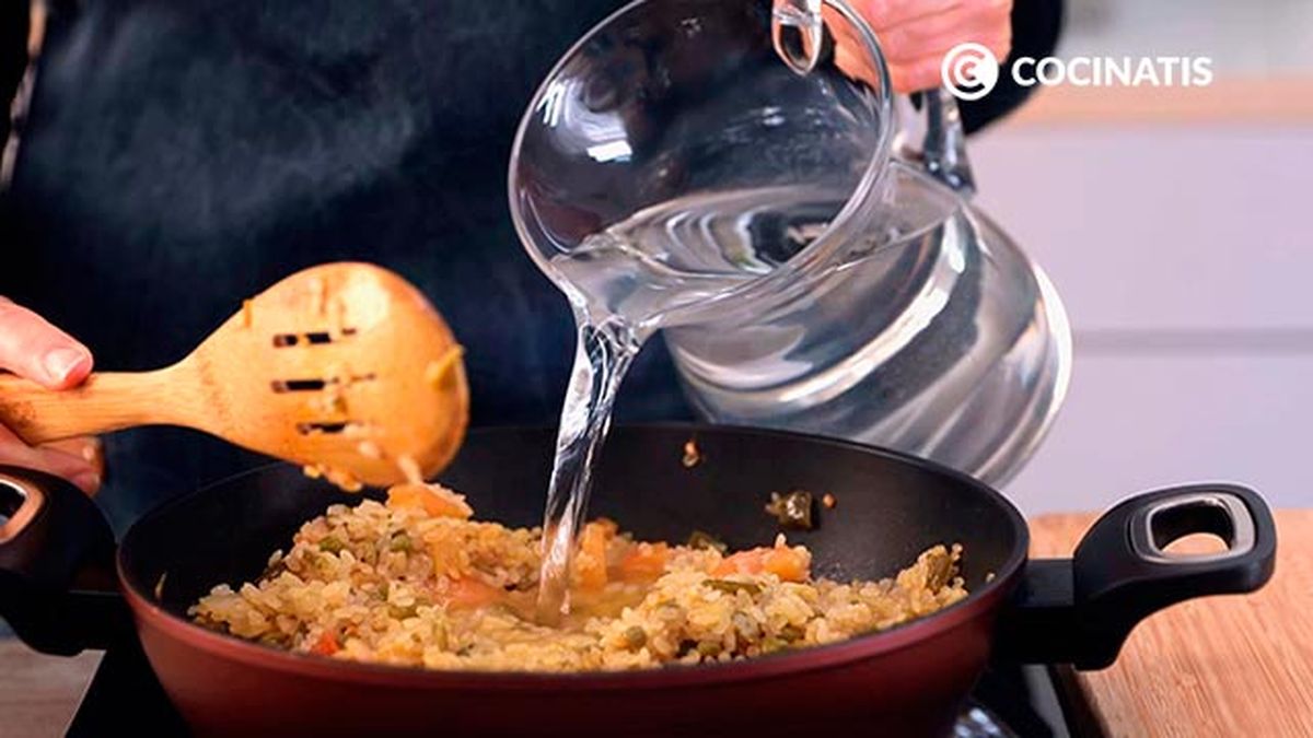 Receta de arroz meloso con pulpo  paso 4