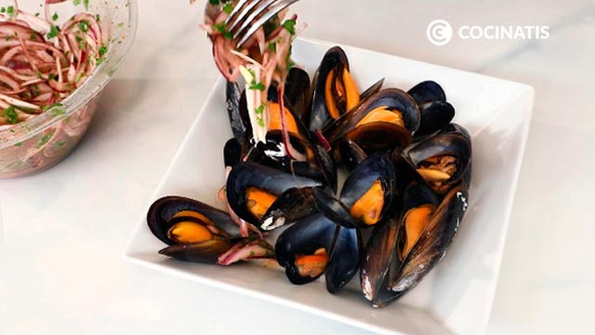 Receta de ceviche de mejillones  paso 4