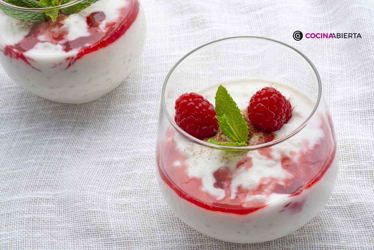 Un postre cremoso, sin lácteos y fácil de hacer