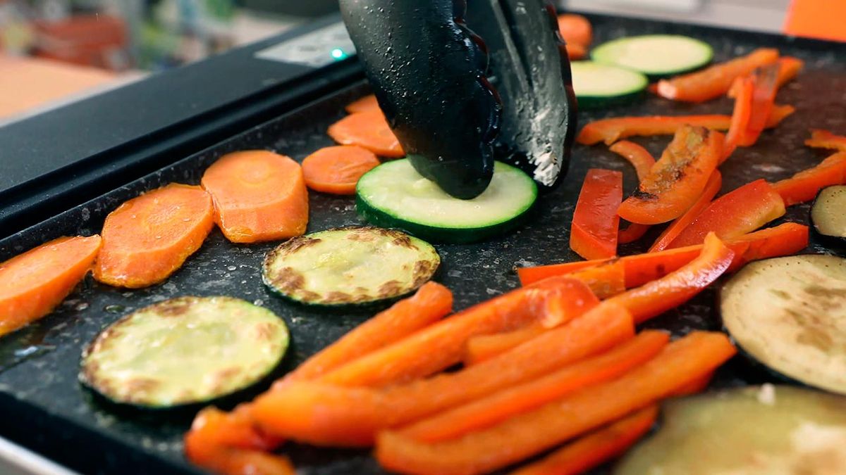 Receta de lubina a la plancha con verduras  paso 3