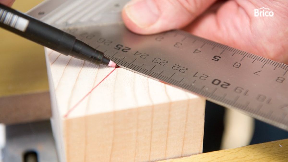 Marcar el punto a perforar