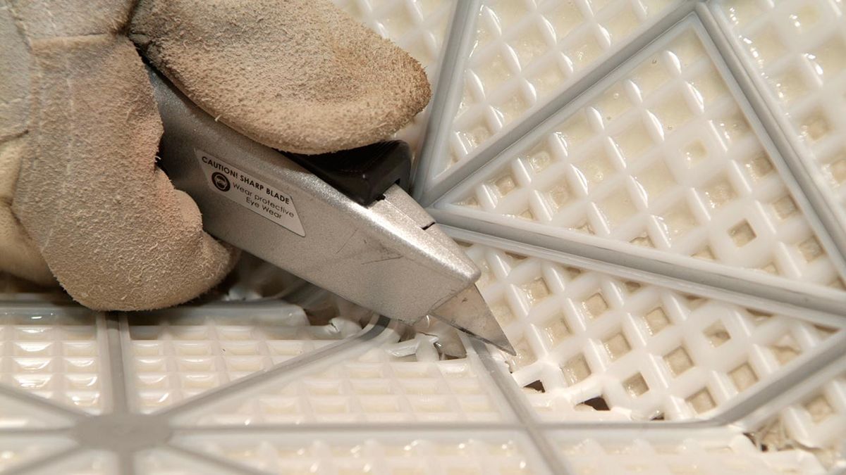 Revestir suelo con gres sin obra paso 10