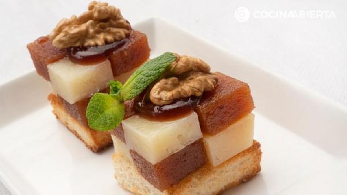 Canapés fríos de navidad