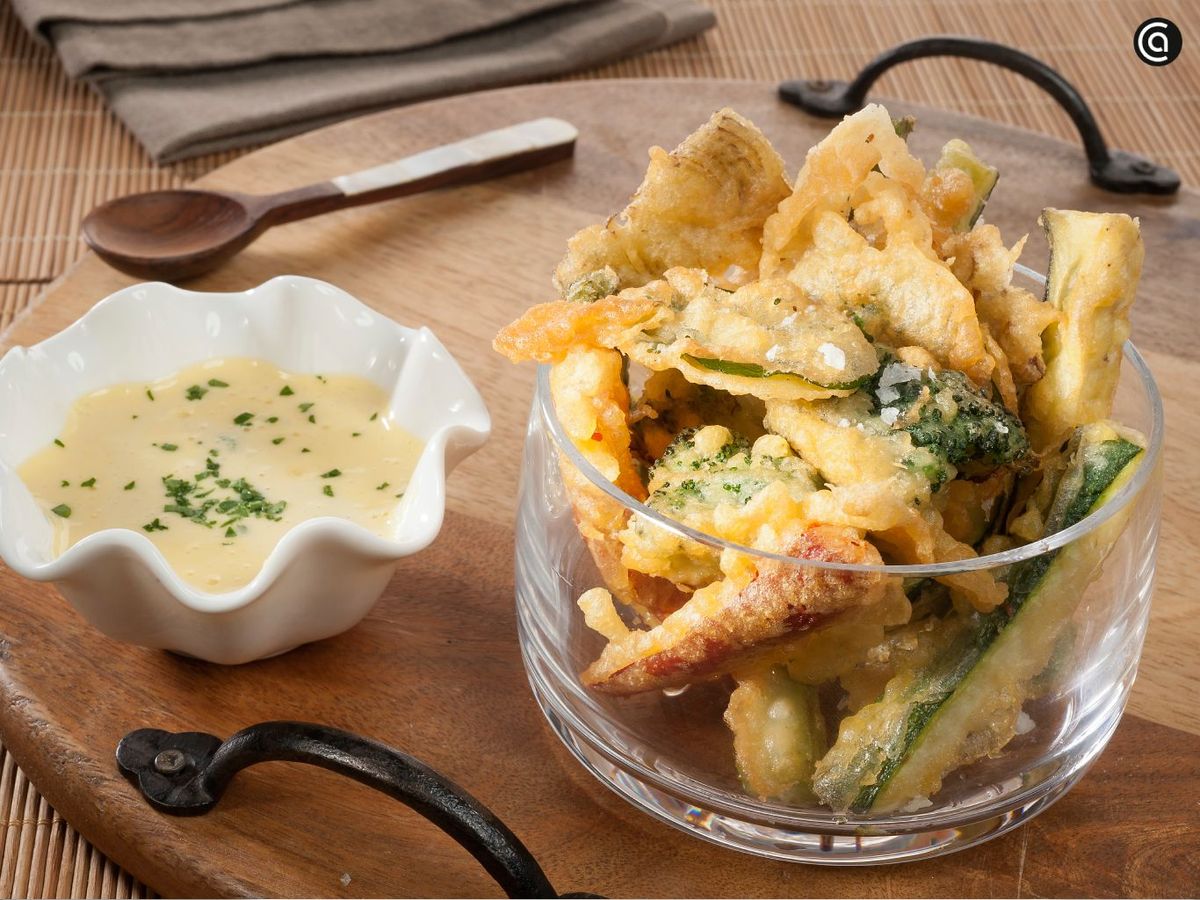 Aprende a preparar una tempura de verduras, un aperitivo perfecto para compartir