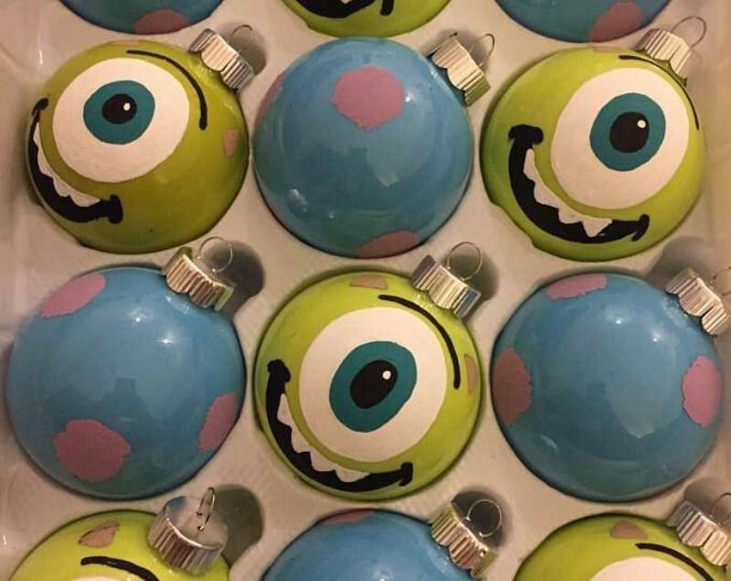 Bolas de Navidad de Monstruos S.A.