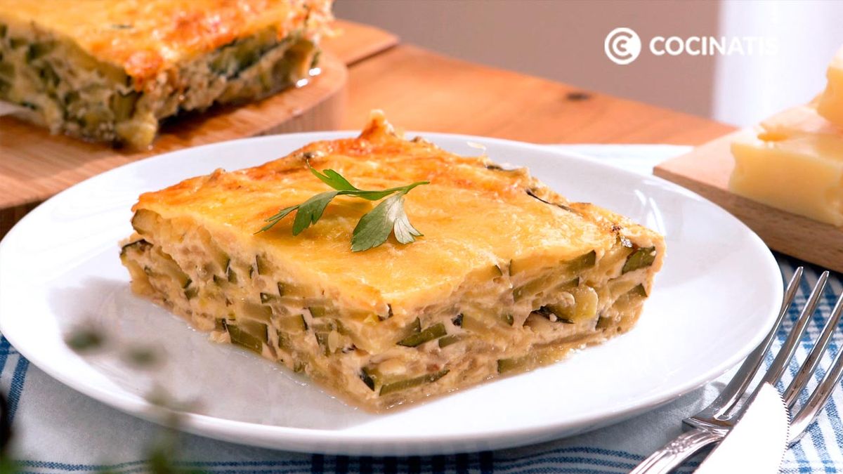 Pastel de calabacín al horno