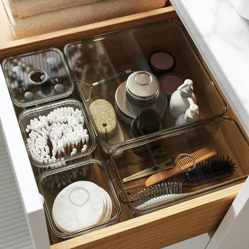 Caja con tapa VISSLAÅN. / IKEA