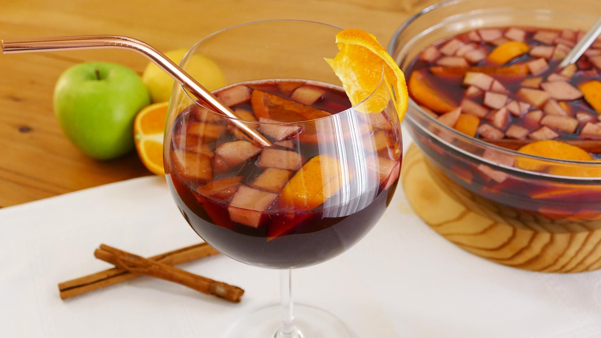 Receta de sangría casera