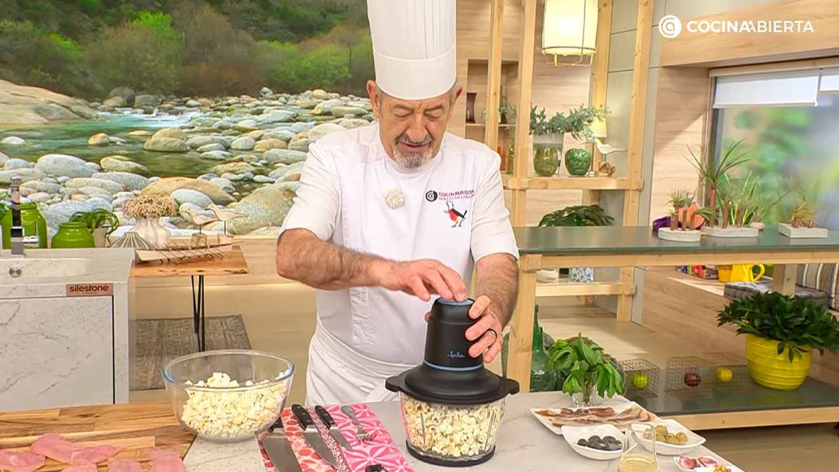 Un rebozado ultracrujiente con un alimento típico de los cines