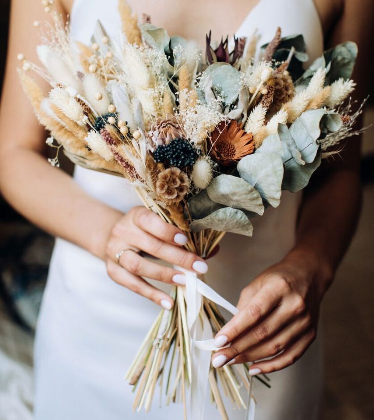 ramos novia flores preservadas