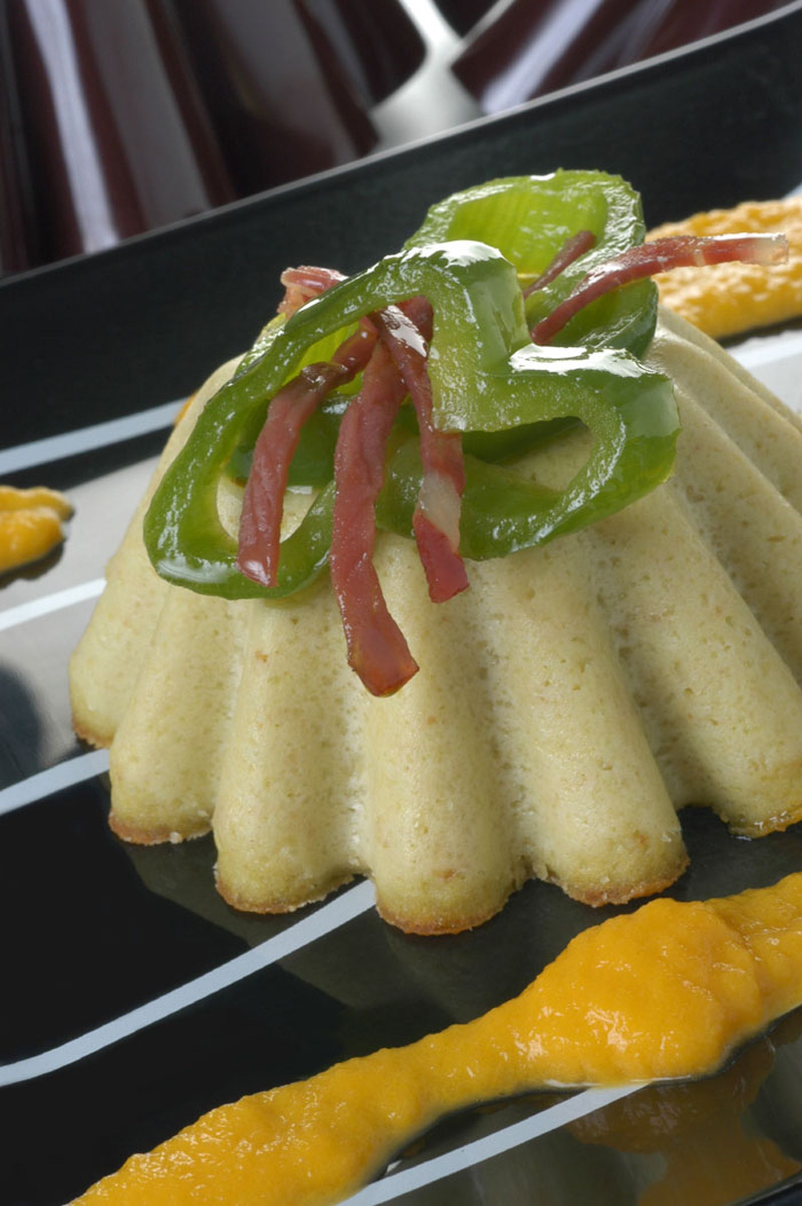 Flan de calabacín y queso