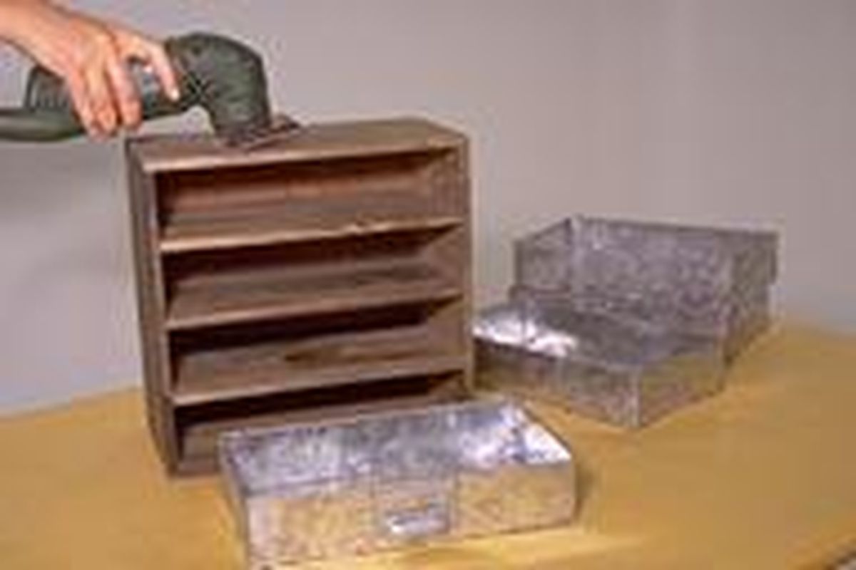 Pintar cajonera metálica paso 1