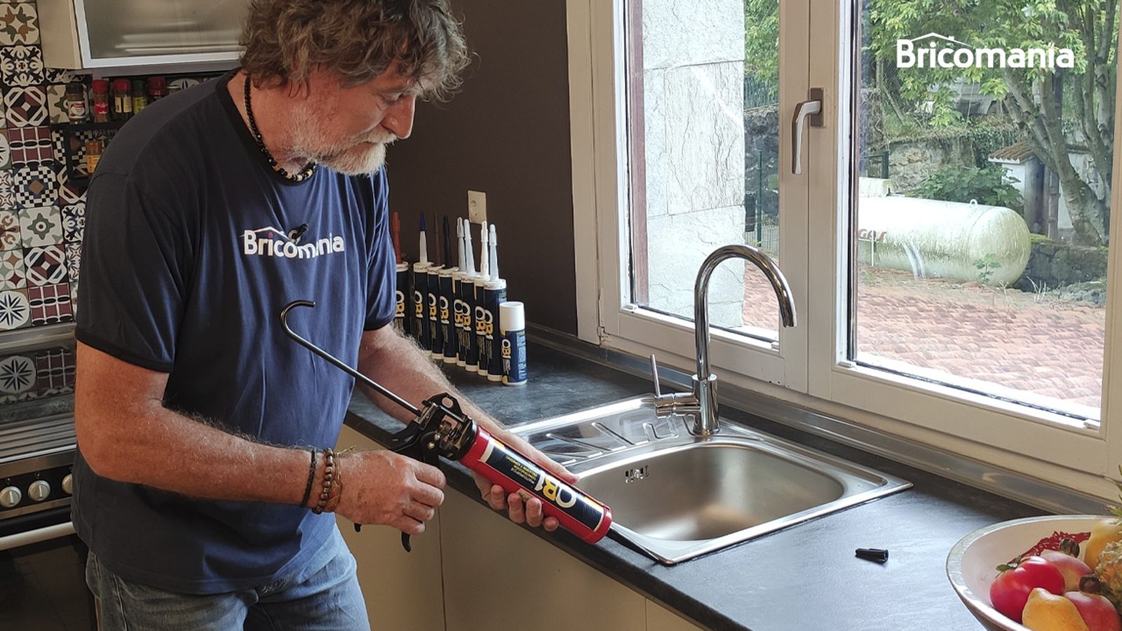 pegar fregadero sobre encimera xl