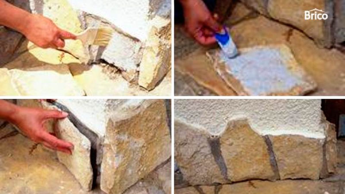 Pasos para reparar un zócalos de piedra