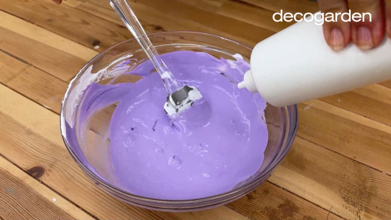 como hacer slime paso 8