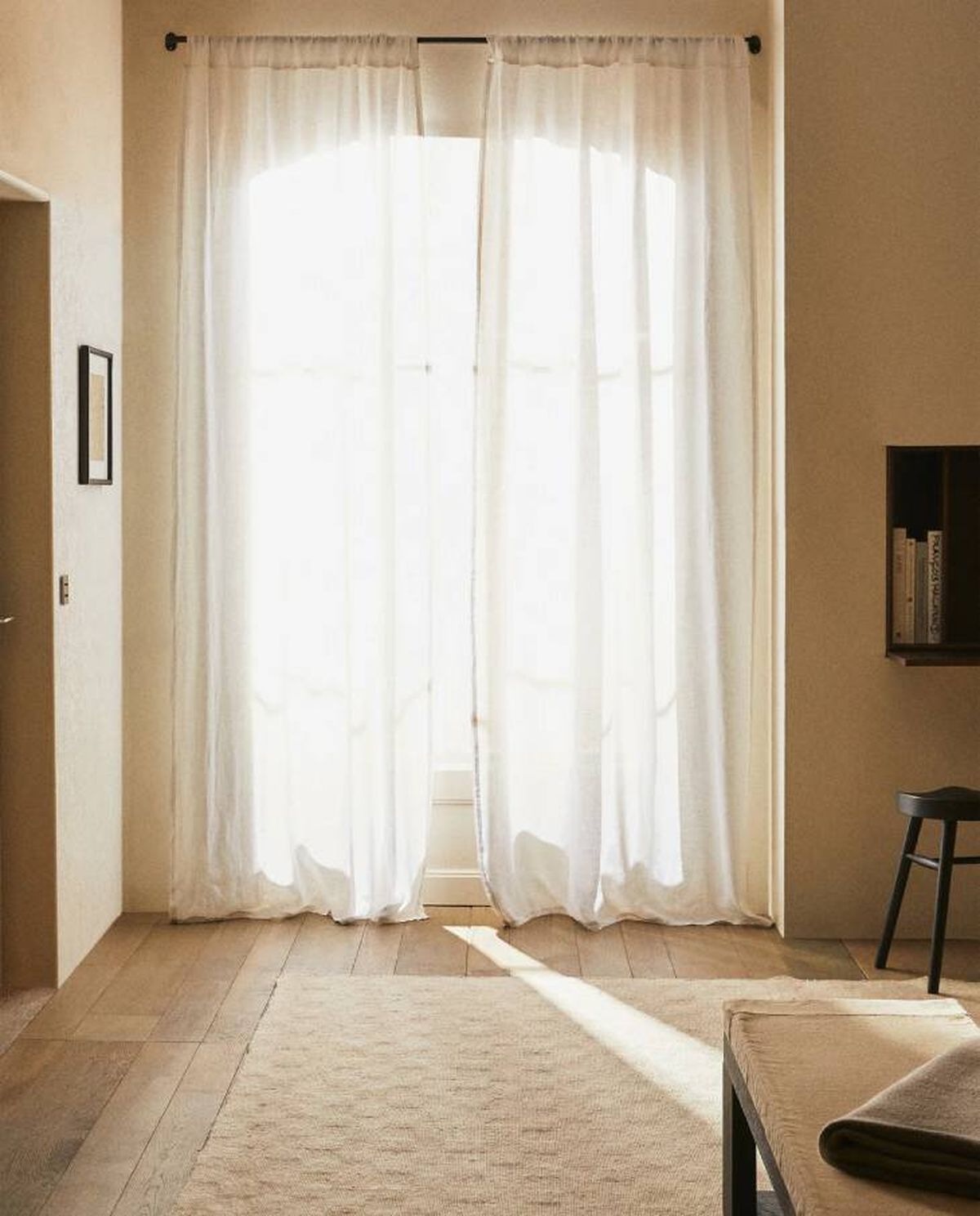 cortinas blancas zara home