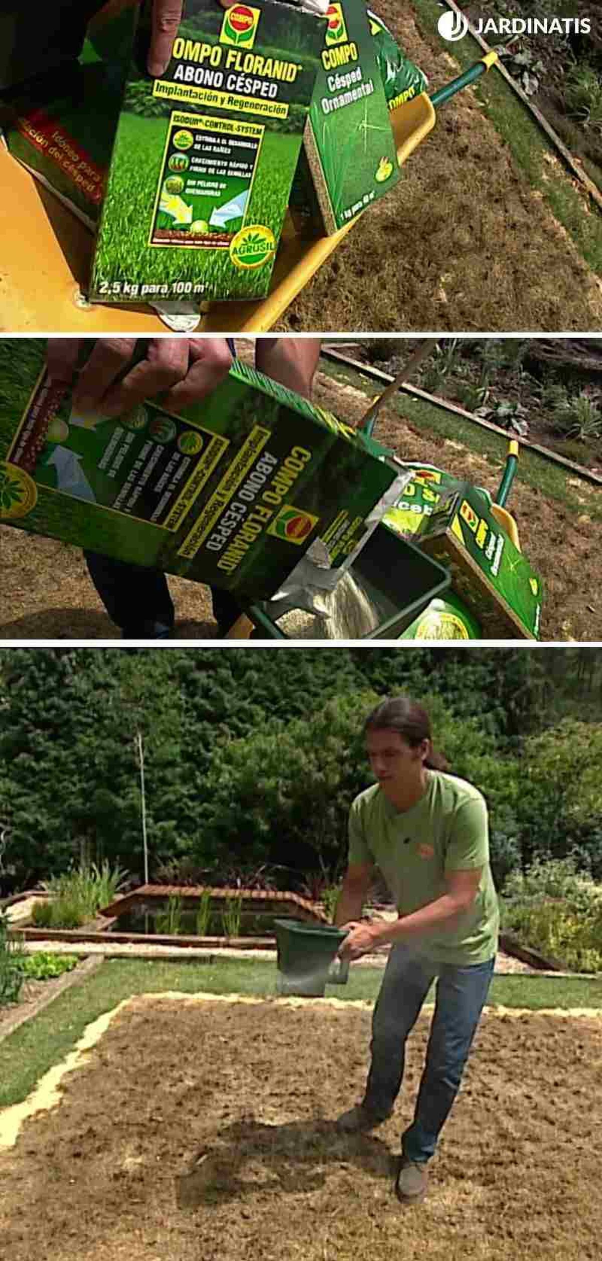 Distribuye de forma uniforme el abono