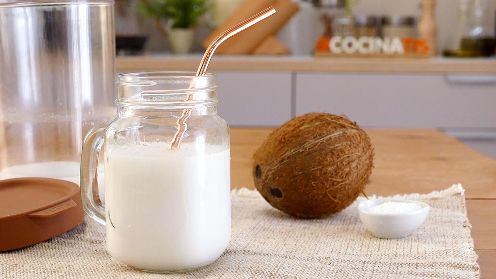 Receta de bebida de coco