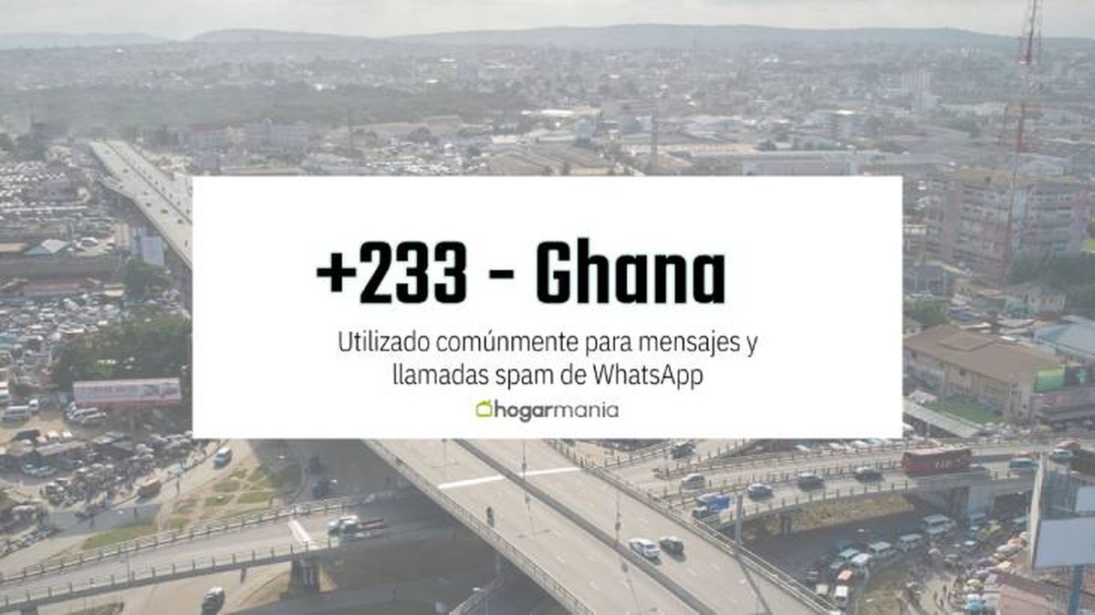 Este prefijo de Ghana es de tarificación especial