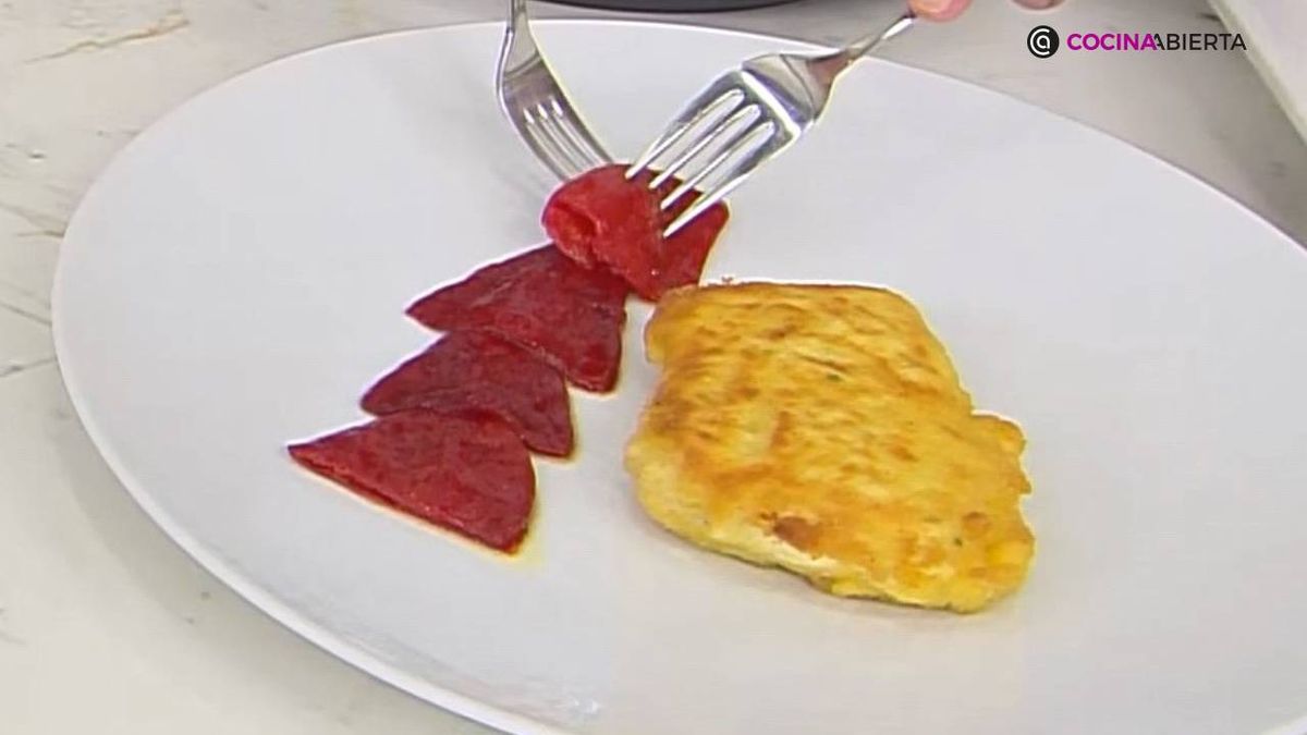 KARL7053 Merluza con salsa Villeroi con piquillos paso 7