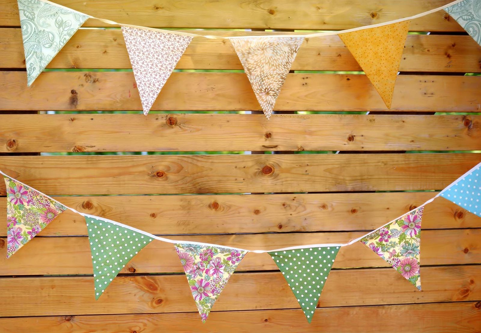 como hacer banderines