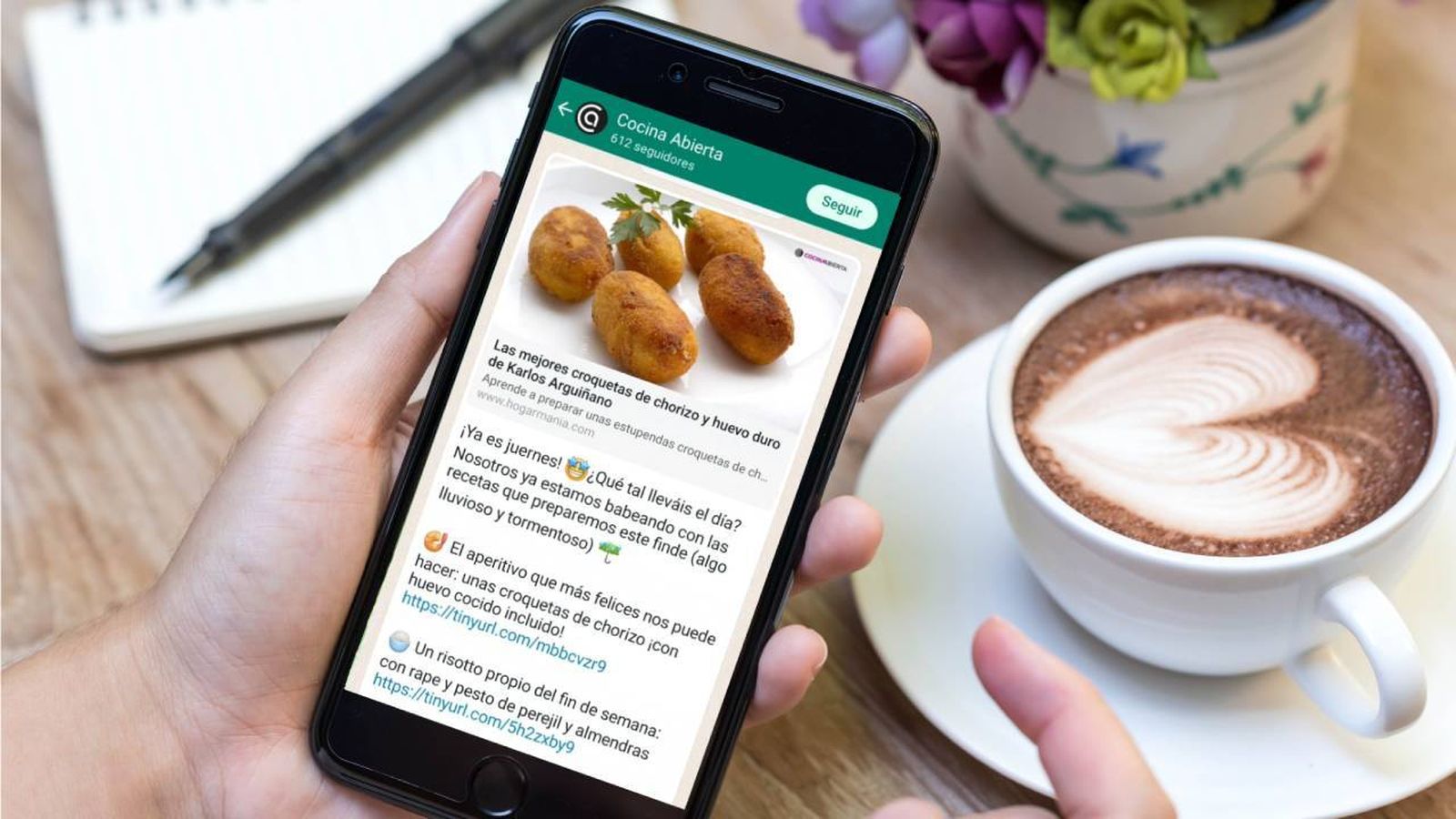 nuevo canal cocina abierta whatsapp