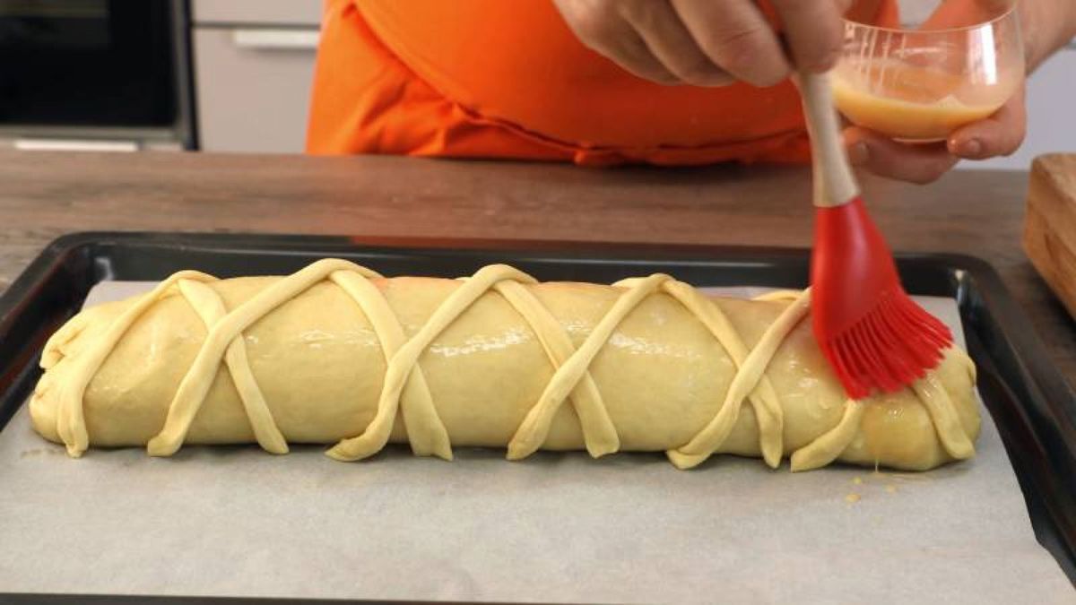 Receta de pan de jamón   Paso 6